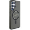 Guess Case For Samsung S25 Ultra GUHMS25LHfgerek (Magnetic Iml Glitter Circle) black