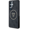 Guess Case For Samsung S25 Ultra GUHMS25LHG4PRtgk (Magnetic Iml Metal Glitter 4G Circle Triangle) black