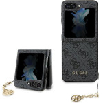 Guess Case For Samsung Z Flip 5 GUHCZF5GF4GGr (4G Charm) grey