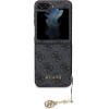 Guess Case For Samsung Z Flip 5 GUHCZF5GF4GGr (4G Charm) grey