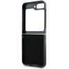 Guess Case For Samsung Z Flip 6 GUHCZF64GMggr (Pu 4G Leather Metal Logo) black