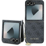 Guess Case For Samsung Z Flip 6 GUHCZF6GF4GGr (Hc Pu 4G Charm) black