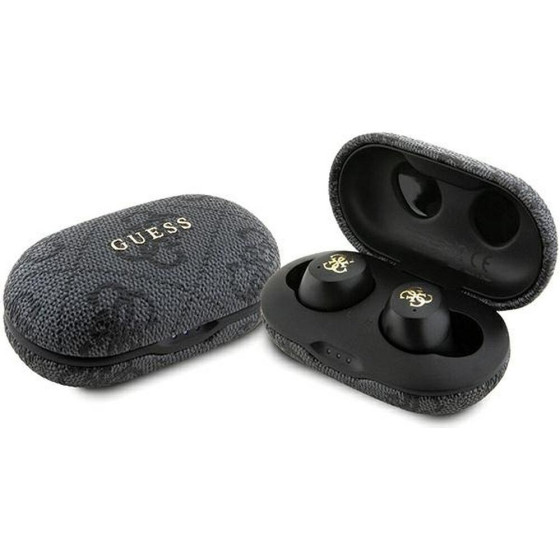 Guess Wireless Earphones Bluetooth Tws Enc + Docking Station GUTWSP4EGk (4G Metal) black
