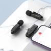 Hoco 2 x Lavalier Wireless Microphone Lightning / Type C L15 black