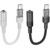 Hoco Adapter Aux Type C To Jack 3,5 Mm LS37 0,15 m Transparent black