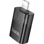 Hoco Adapter Otg Lightning (male) To Usb A (female) UA36 Black transparent