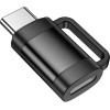 Hoco Adapter Otg Type C (male) To Lightning (female) 3A UA31E black