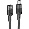 Hoco Adapter Otg Type C (male) To Type C (female) 3A U107 1,2 m black
