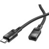 Hoco Adapter Otg Type C (male) To Type C (female) 3A U107 1,2 m black