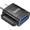 Hoco Adapter Otg Type C (male) To Usb A (female) 3A UA31C black