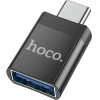 Hoco Adapter Otg Type C (male) To Usb A (female) UA17 black