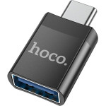 Hoco Adapter Otg Type C (male) To Usb A (female) UA17 black