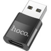 Hoco Adapter Otg Usb A (male) To Type C (female) UA17 black