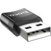 Hoco Adapter Otg Usb A (male) To Type C (female) UA17 black