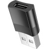 Hoco Adapter Otg Usb A (male) To Type C (female) UA17 black