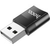 Hoco Adapter Otg Usb A (male) To Type C (female) UA17 black