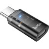 Hoco Adapter Type C (male) To Lightning (female) UA36D Transparent black