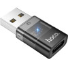 Hoco Adapter Usb A (male) To Typ C (female) UA36C Transparent black