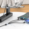 Hoco Cable 3in1 Usb A To Lightning / Micro Usb / Type C 2,4A X102 1 m black