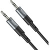 Hoco Cable Aux Jack 3,5 Mm (male) To Jack 3,5 Mm (male) UPA23 1 m Metal gray