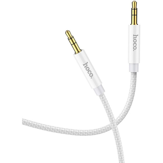 Hoco Cable Aux Jack 3,5 Mm To Jack 3,5 Mm UPA19 1 m silver