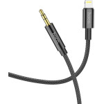 Hoco Cable Aux Jack 3,5 Mm To Lightning UPA19 1 m black
