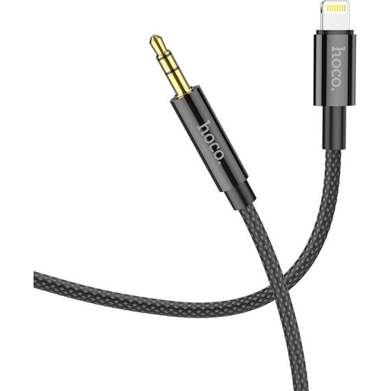 Hoco Cable Aux Jack 3,5 Mm To Lightning UPA19 1 m black