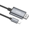 Hoco Cable Lightning To Hdmi 1080p UA27 2 m Metal gray