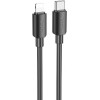 Hoco Cable Type C To Lightning Pd 2,4A 20W X96 1 m black