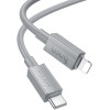 Hoco Cable Type C To Lightning Pd 27W X107 1 m gray