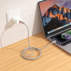 Hoco Cable Type C To Lightning Pd 27W X107 1 m gray