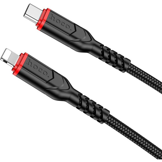 Hoco Cable Type C To Lightning Pd 3A 20W X59 1 m black