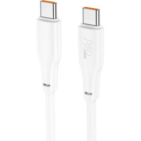 Hoco Cable Type C To Type C 3A 100W X93 2 m white