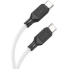 Hoco Cable Type C To Type C 3A 60W X90 1 m white