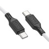 Hoco Cable Type C To Type C 3A 60W X90 1 m white
