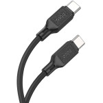 Hoco Cable Type C To Type C 3A 60W X90 1 m black