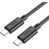 Hoco Cable Type C To Type C Pd 3A 60W X88 1 m black