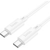 Hoco Cable Type C To Type C Pd 3A 60W X88 1 m white