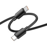 Hoco Cable Type C To Type C Pd 6A 100W X96 1 m black