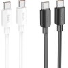 Hoco Cable Type C To Type C Pd 6A 100W X96 1 m black