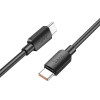 Hoco Cable Type C To Type C Pd 6A 100W X96 1 m black