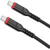 Hoco Cable Type C To Type C Pd Qc 3A 60W X59 1 m black