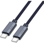 Hoco Cable Type C To Type C Pd QC3.0 5A 240W U134 1,8 m Dark blue