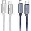 Hoco Cable Type C To Type C Pd QC3.0 5A 240W U134 1,8 m Dark blue