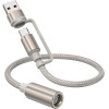 Hoco Cable Usb A / Type C To Cigarete Lighter UA38B 0,3 m gold