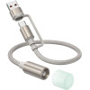 Hoco Cable Usb A / Type C To Led Light UA38C gold