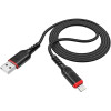Hoco Cable Usb A To Lightning 2,4A X59 1 m black