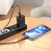 Hoco Cable Usb A To Lightning 2,4A X69 1 m Black white