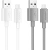 Hoco Cable Usb A To Micro Usb 2,4A X107 1 m gray