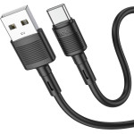 Hoco Cable Usb A To Type C 3A X83 1 m black